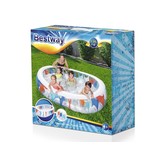 Bestway opblaas zwembad - ovaal - 229x152x51cm - rood wit blauw