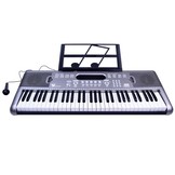Keyboard piano - 61 toetsen - 200 klanken - 84x30 cm - zwart