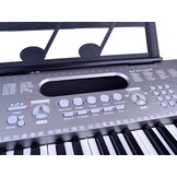 Keyboard piano - 61 toetsen - 200 klanken - 84x30 cm - zwart