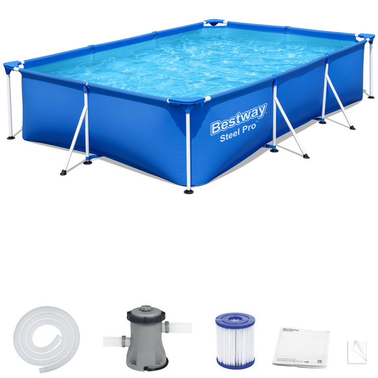 Bestway zwembad - opzetzwembad - 300x201x66cm - blauw