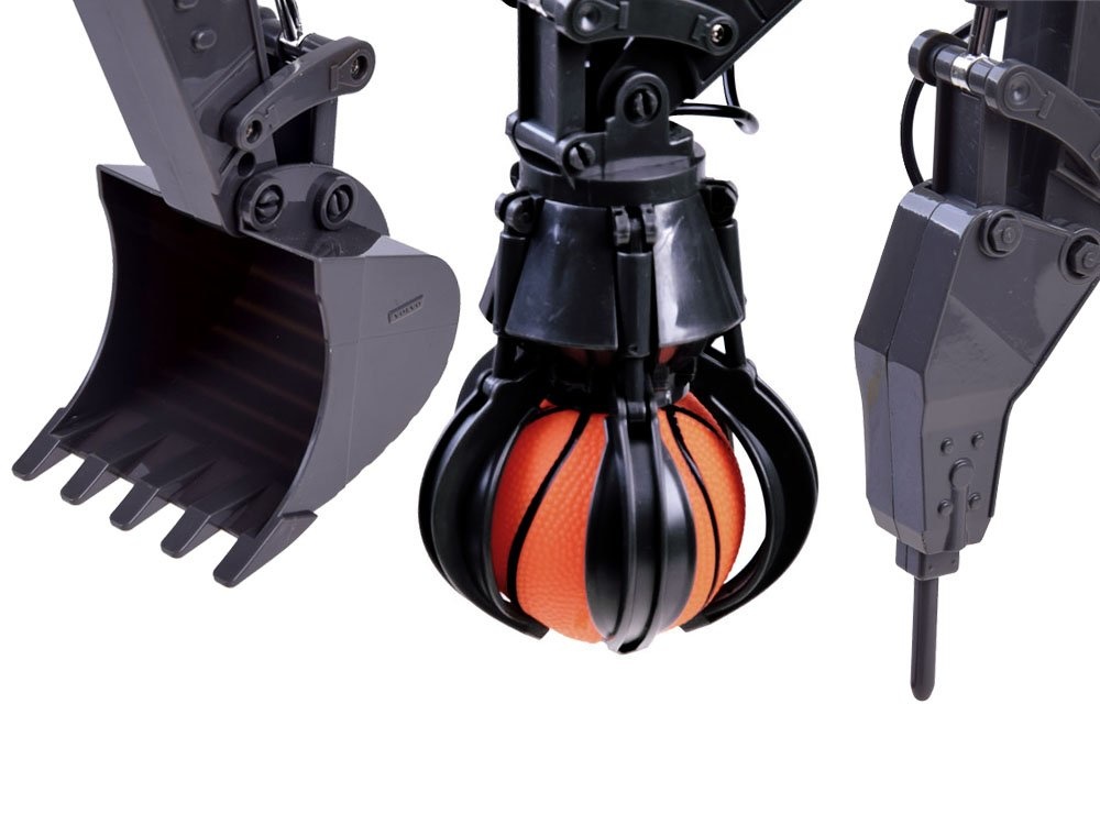 RC Graafmachine - Volvo - draait 660 graden - 1:16 - geel