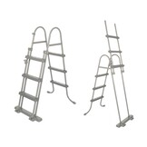 Bestway zwembad - Power Steel - 488x305x107cm - stenen muur