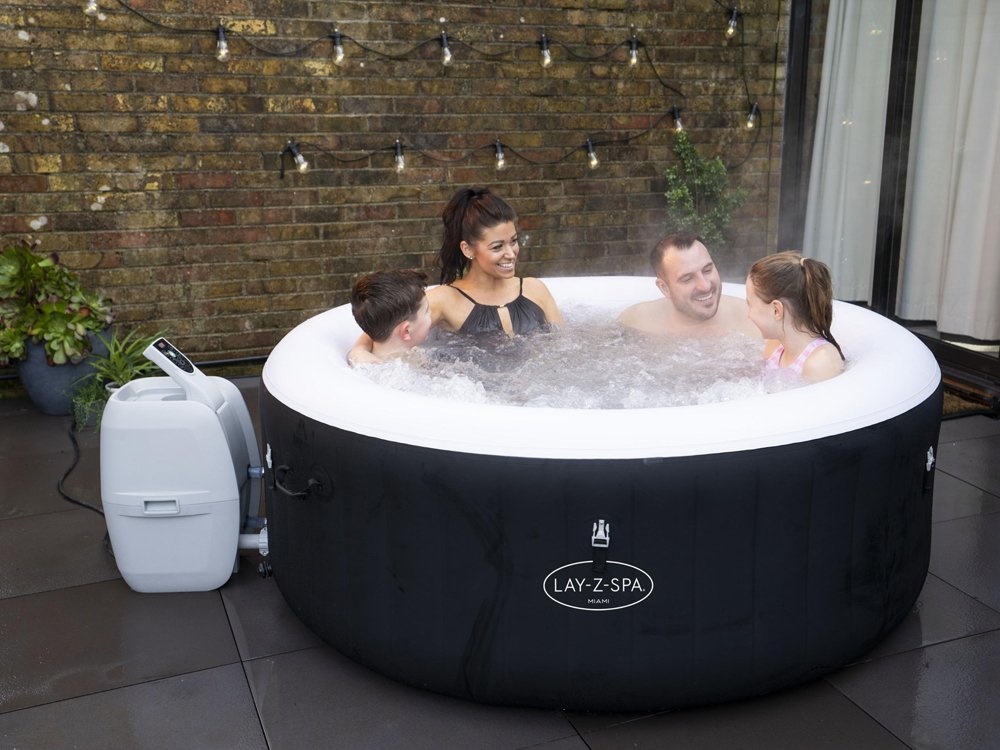 Opblaasbare jacuzzi - Bestway Lay-Z-Spa - Miami - ⌀ 180x66 cm