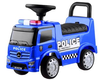 Loopauto - 1 jaar - Mercedes - 62x27,5x44 cm - politie - blauw