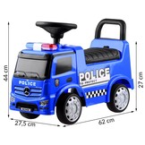 Loopauto - 1 jaar - Mercedes - 62x27,5x44 cm - politie - blauw
