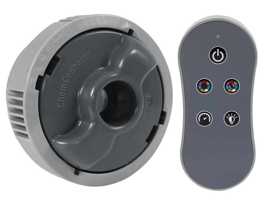 Opblaasbare jacuzzi - Bestway Lay-Z-Spa Bali - LED - grijs