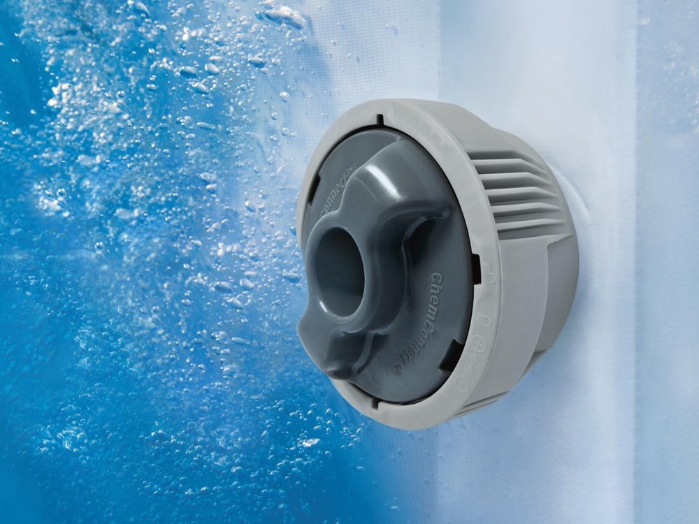 Opblaasbare jacuzzi - Bestway Lay-Z-Spa Bali - LED - grijs