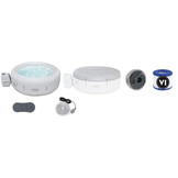 Opblaasbare jacuzzi - Bestway Lay-Z-Spa Paris - LED - wit