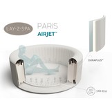Opblaasbare jacuzzi - Bestway Lay-Z-Spa Paris - LED - wit