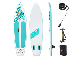 Bestway - Sup board - opblaasbare sup - tot 110 kg - lichtblauw