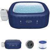 Opblaasbare jacuzzi - Bestway Lay-Z-Spa - 4-6 personen - blauw