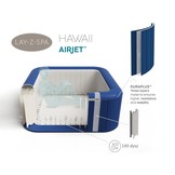 Opblaasbare jacuzzi - Bestway Lay-Z-Spa - 4-6 personen - blauw