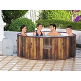 Opblaasbare jacuzzi - Bestway Lay-Z-Spa - 180x66 cm - houtlook