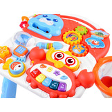 Loopwagen baby - baby walker en activiteitentafel - rood