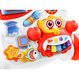 Loopwagen baby - baby walker en activiteitentafel - rood