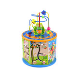 Activiteitenkubus - hout - speelkubus - 36x19,5x24 cm - 8-in-1