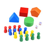 Activiteitenkubus - hout - speelkubus - 36x19,5x24 cm - 8-in-1