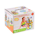 Activiteitenkubus - hout - speelkubus - 36x19,5x24 cm - 8-in-1