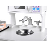 Speelgoed keuken - hout - met keukengerei - 60x30x85 cm - wit