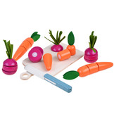 Speelgoed keuken - met kookgerei - 74x30x95,5 cm - industrieel