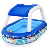 Kinderzwembad met zonnedak - Bestway - Sea Captain - 213x155 cm