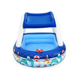 Kinderzwembad met zonnedak - Bestway - Sea Captain - 213x155 cm