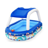 Kinderzwembad met zonnedak - Bestway - Sea Captain - 213x155 cm