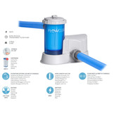Bestway Flowclear - filterpomp - 5678 l/u - filtertype III