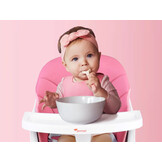 Kinderstoel - babystoel - 6-in-1 - multifunctioneel - roze wit