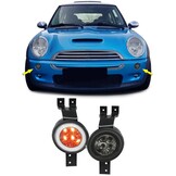 LED-knipperlicht met parkeerlicht - Mini Cooper R50 R53 R52 - ZWARTE ROOK - LED verlichting
