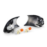 Knipperlichten - BMW 3 Serie E46 Coupe Cabrio 98-01 - zwart smoke - kristallen optiek