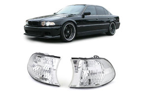 Knipperlichten geschikt voor BMW 7 Serie E38 98-01 - wit helder glas - sportieve look