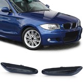 LED-zijknipperlichten geschikt voor BMW E81 E82 E87 E88 E92 E93 X1 E84 - Rook/Zwart - Registratievrij