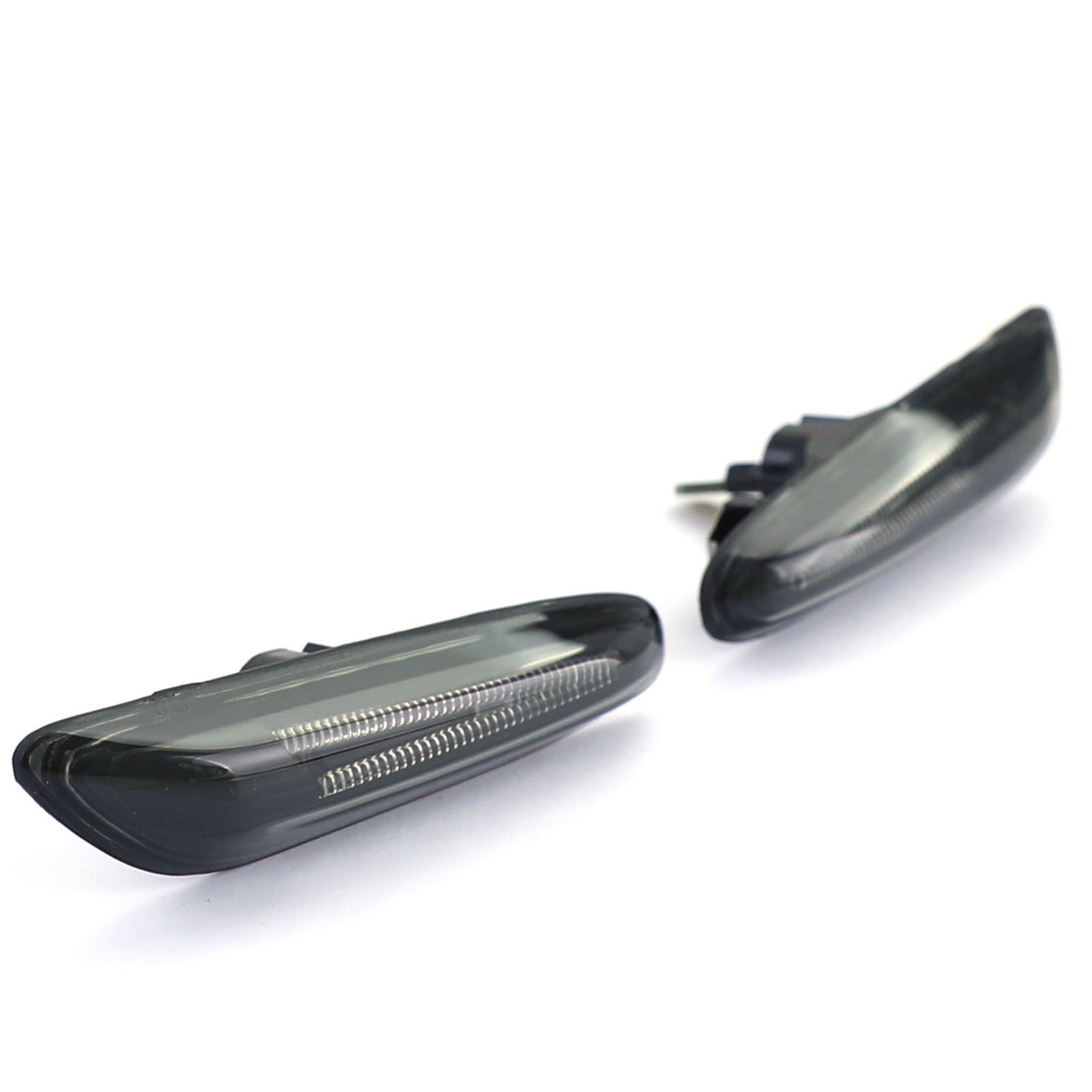 LED-zijknipperlichten geschikt voor BMW E81 E82 E87 E88 E92 E93 X1 E84 - Rook/Zwart - Registratievrij