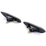 LED-zijknipperlichten geschikt voor BMW E81 E82 E87 E88 E92 E93 X1 E84 - Rook/Zwart - Registratievrij