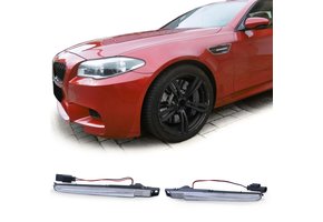 LED zijknipperlichten geschikt voor BMW 1 Serie M Coupe E82 M5 F10 X5M E70 X6M E71 - WIT - Plug & Play
