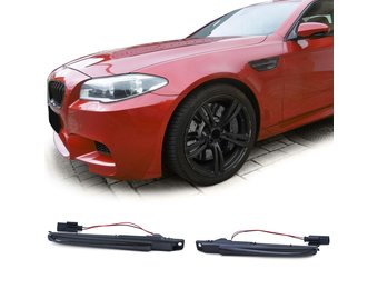 LED zijknipperlicht - BMW 1 Serie M Coupe E82 M5 F10 X5M E70 X6M E71 - ZWARTE ROOK - Plug & Play