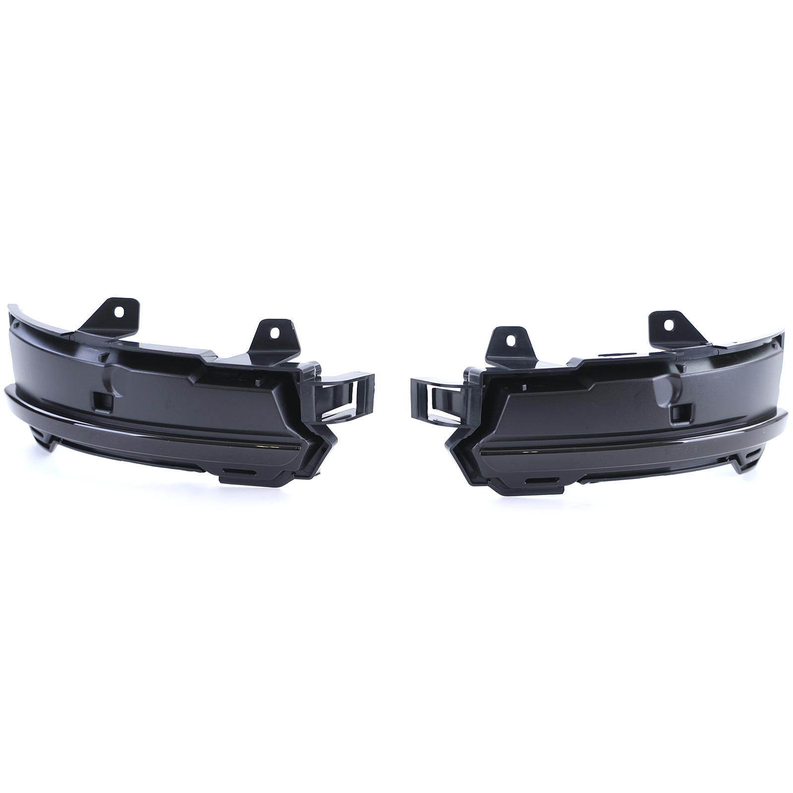 Zijknipperlichtspiegel - Land Range Rover Evoque 14-18 - LED - zwart rook