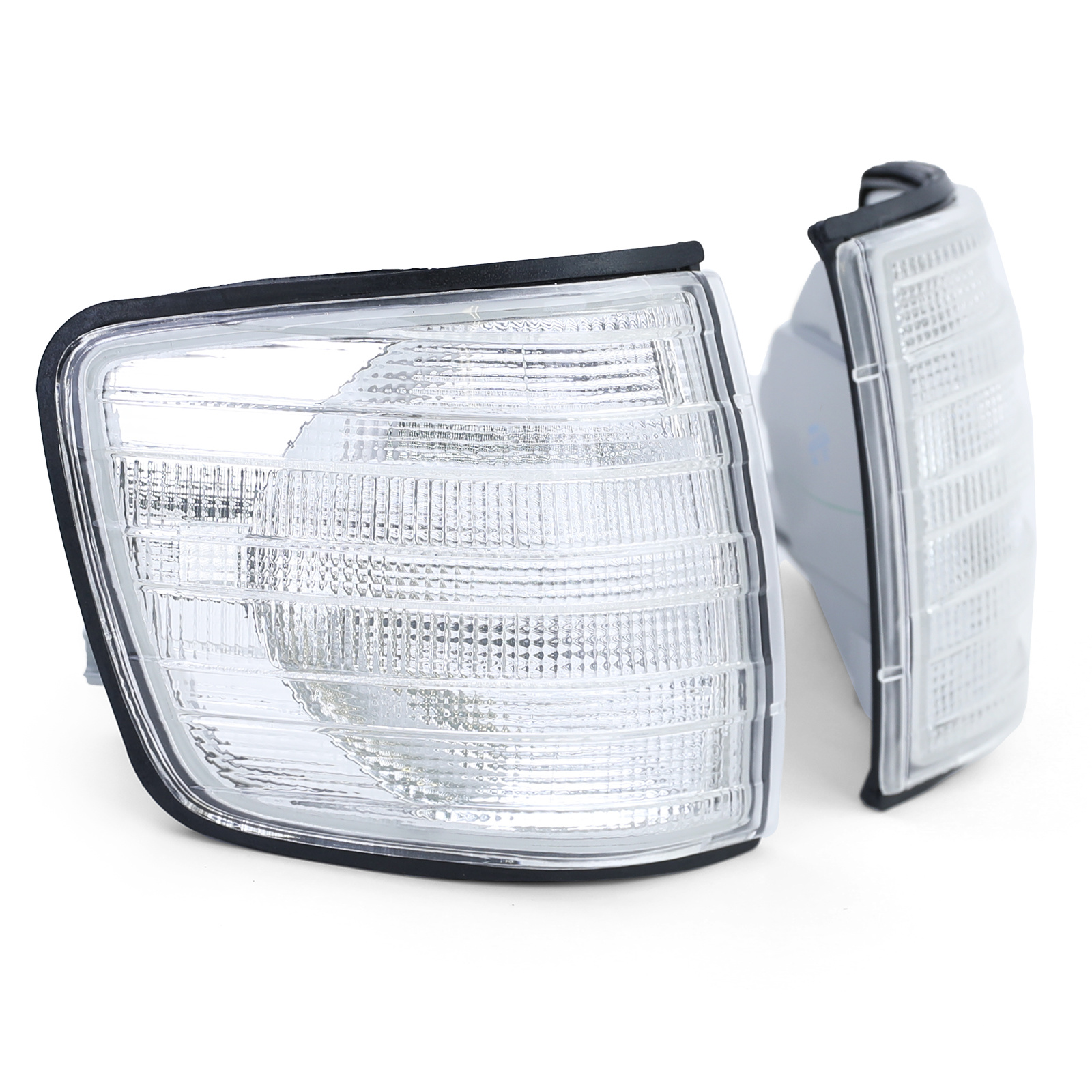 Richtingaanwijzers geschikt voor Mercedes W126 Coupe SEC 80-91 - Wit - E-keurmerk