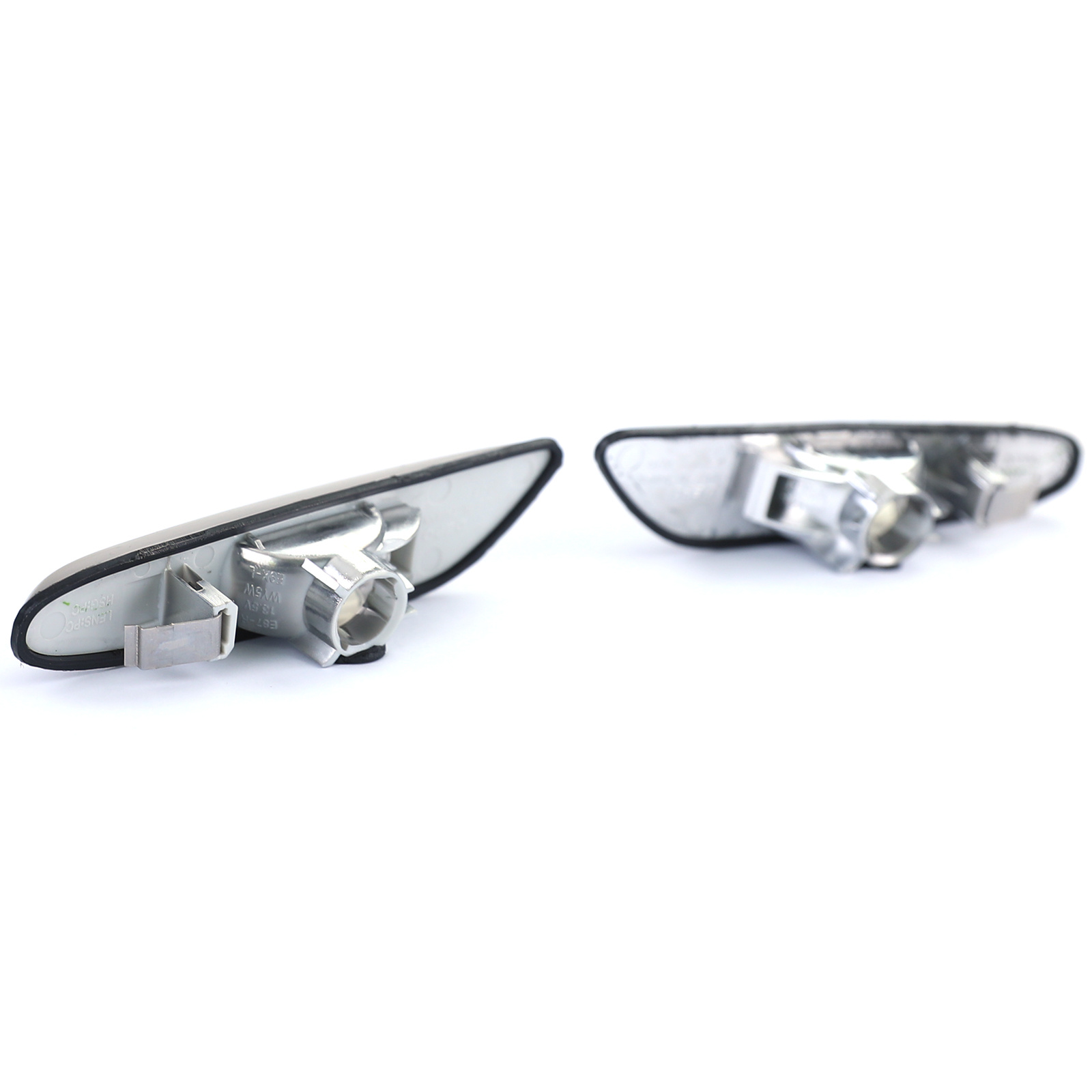 Zijknipperlichten geschikt voor BMW E81 E82 E87 E88 E90 E91 E92 E93 X1 - zwart - rookzwart