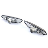 Zijknipperlichten - BMW E81 E82 E87 E88 E90 E91 E92 E93 X1 - zwart - rookzwart