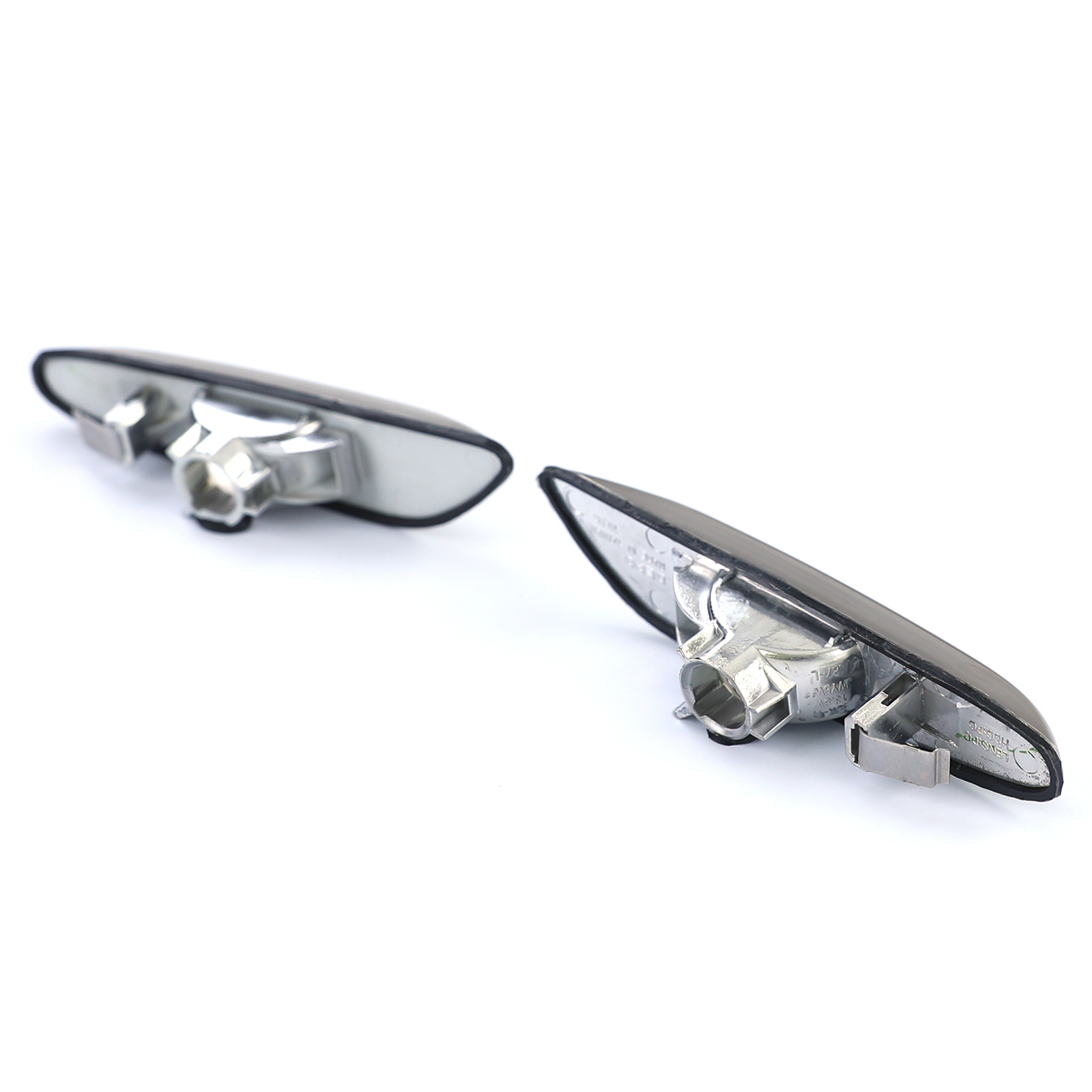 Zijknipperlichten geschikt voor BMW E81 E82 E87 E88 E90 E91 E92 E93 X1 - zwart - rookzwart