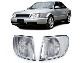 Richtingaanwijzers - Audi A6 C4 94-97 - Wit - 1 paar, OEM-kwaliteit, met E-keurmerk
