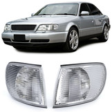 Richtingaanwijzers - Audi A6 C4 94-97 - Wit - 1 paar, OEM-kwaliteit, met E-keurmerk