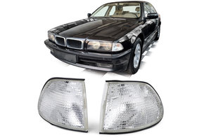 Knipperlichten geschikt voor BMW 7 Serie E38 94-98 - Wit - Sportief uiterlijk