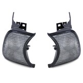 Knipperlichten geschikt voor BMW 5 Serie E34 87-97 - Zwart Smoke - E-keur & inclusief lamphouder