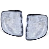 Knipperlichten geschikt voor Mercedes S-klasse W126 79-91 - WIT - OEM-kwaliteit