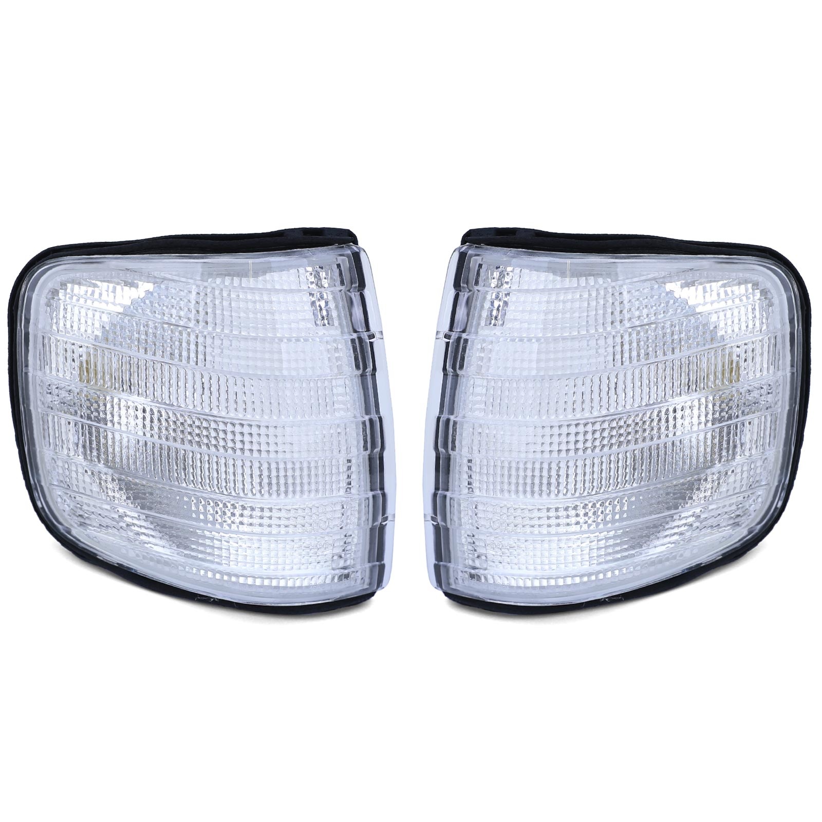 Knipperlichten geschikt voor Mercedes S-klasse W126 79-91 - WIT - OEM-kwaliteit