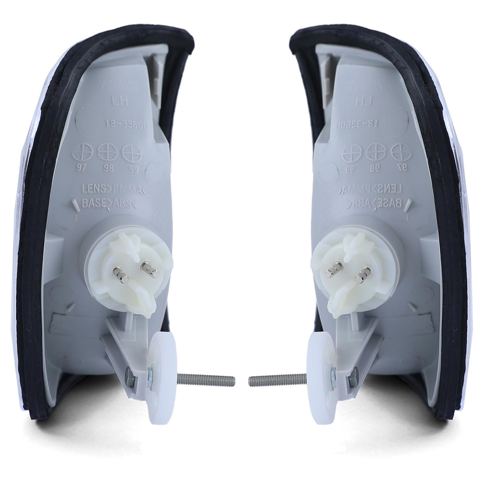 Knipperlichten geschikt voor Mercedes S-klasse W126 79-91 - WIT - OEM-kwaliteit