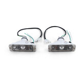 Knipperlichten - geschikt voor VW Golf 1 2 Jetta 1 2 Polo 86C - Heldere glazen indicator - zwart